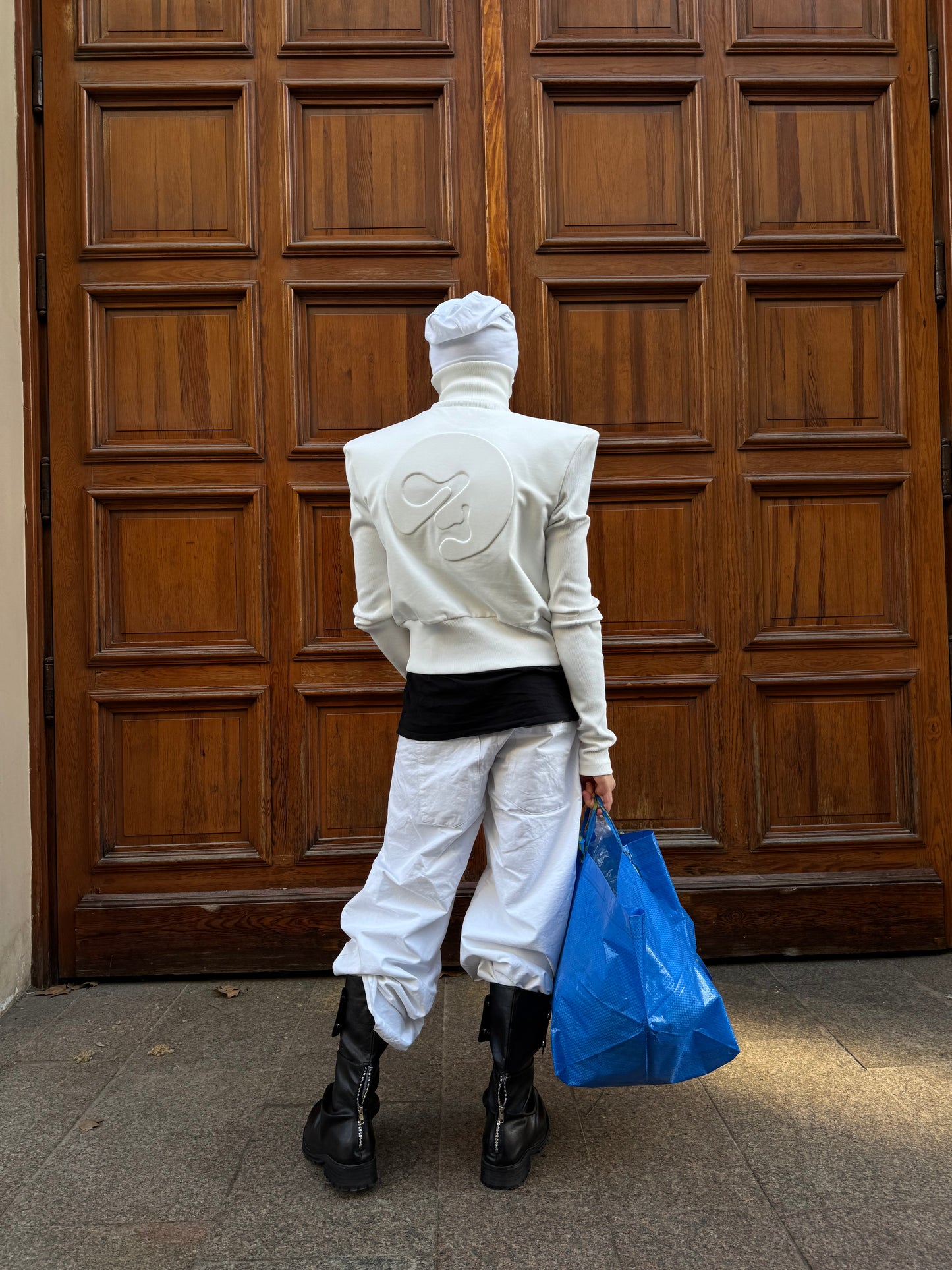 'AXIS' JACKET / WHITE